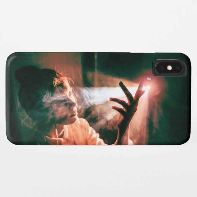 Capa Para iPhone, Case-Mate Mulher na Luz e Fumaça (Verso (Horizontal))