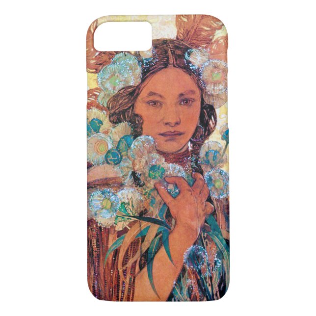 Capa Para iPhone, Case-Mate Mulher Nativa Americana, Mucha (Verso)