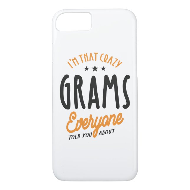 Capa Para iPhone, Case-Mate Mulheres sou aquela vovó louca (Verso)