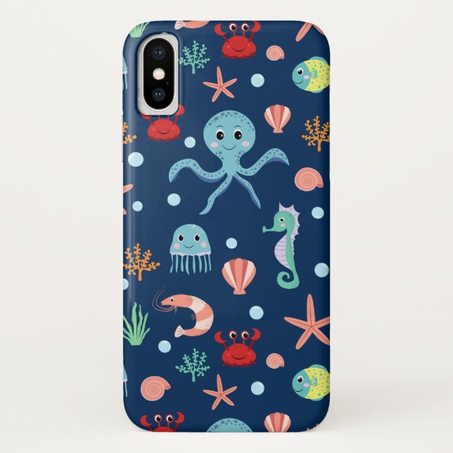 Capa Para iPhone, Case-Mate Mundo do Mar (Verso)