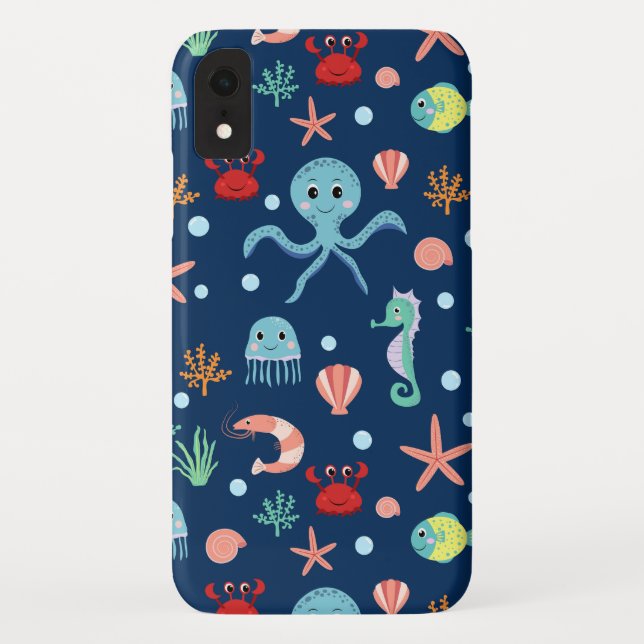 Capa Para iPhone, Case-Mate Mundo do Mar (Verso)