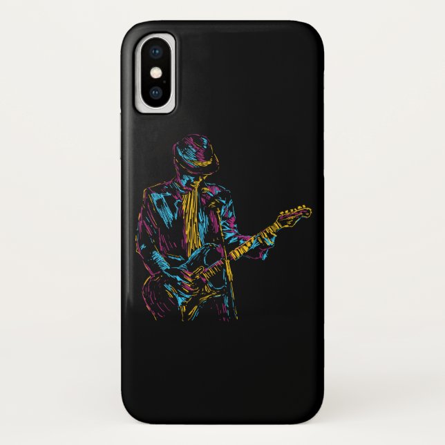 Capa Para iPhone, Case-Mate música para guitarrista (Verso)