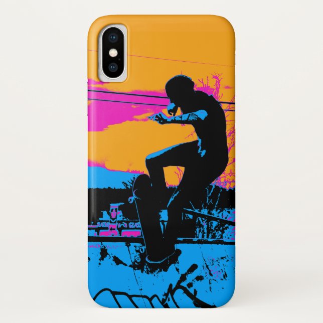Capa Para iPhone, Case-Mate Na Borda - Skatista (Verso)
