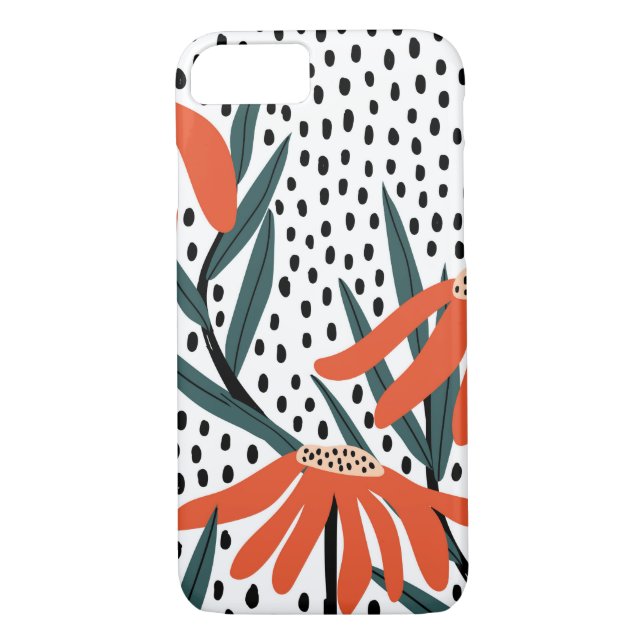 Capa Para iPhone, Case-Mate Na moda Daisy Drawn Petals (Verso)