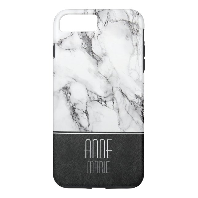 Capa Para iPhone, Case-Mate Na moda Marble e Couro (Verso)