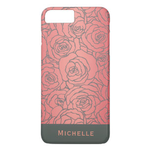 Capa Para iPhone Da Case-Mate Na moda Modern Rosa com seu nome