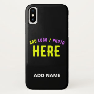 CAPA PARA iPhone DA Case-Mate NA MODA MODERNO PERSONALIZÁVEL NEGRO VERIFICADO CO