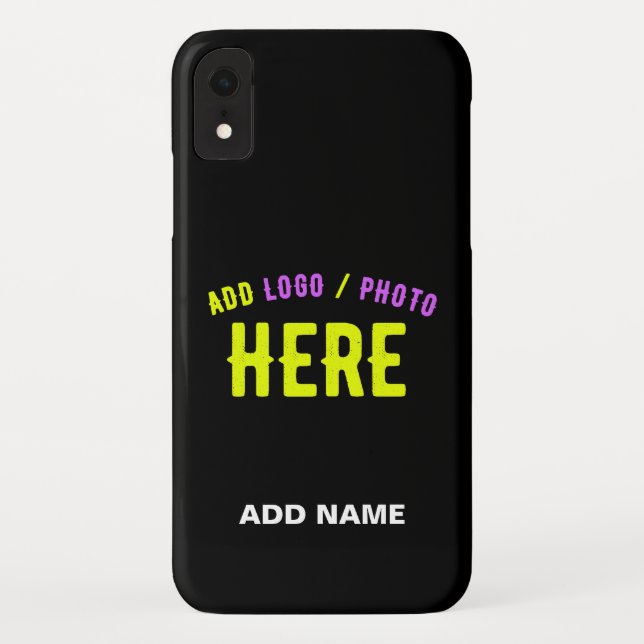 CAPA PARA iPhone, Case-Mate  NA MODA MODERNO PERSONALIZÁVEL NEGRO VERIFICADO CO (Verso)