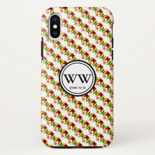 Capa Para iPhone Da Case-Mate Na moda ZIMBABWE Monograma John 10:10 Vida Abundan