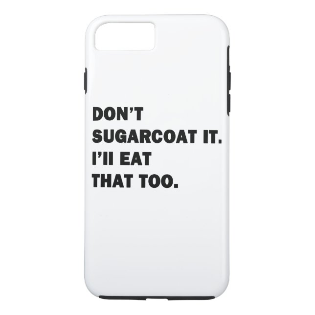 Capa Para iPhone, Case-Mate Não Endulce Isso. (Verso)
