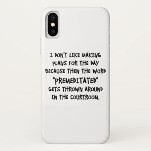 Capa Para iPhone Da Case-Mate Não Gosto de Fazer Planos
