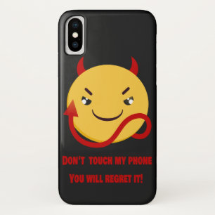 Capa Para iPhone Da Case-Mate Não toque em Case-Mate com dificuldade em iPhone