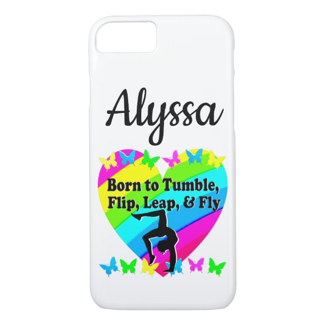 CAPA PARA iPhone, Case-Mate  NASCER A TUMBLE GYMNAST GIRL DESIGN (Verso)