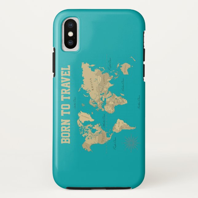 Capa Para iPhone, Case-Mate Nascer a viajar (Verso)