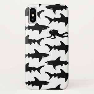 Capa Para iPhone Da Case-Mate Natação do mergulhador de mergulhador com a esco