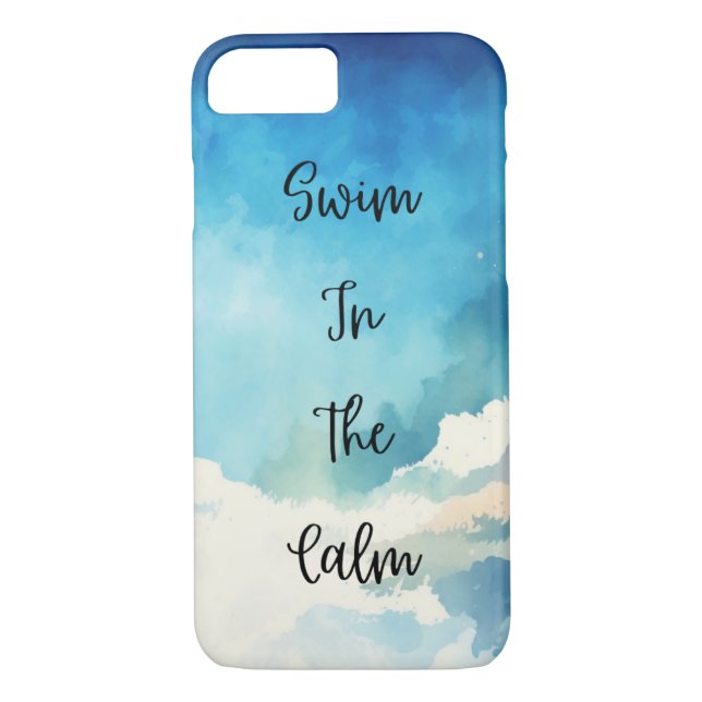 Capa Para iPhone, Case-Mate Natação Na Calma (Verso)