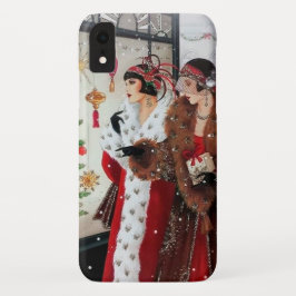 Capa Para iPhone Da Case-Mate natais vintages de arte deco