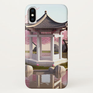 Capa Para iPhone Da Case-Mate Nature Beauura Cherry Blossom Garden View