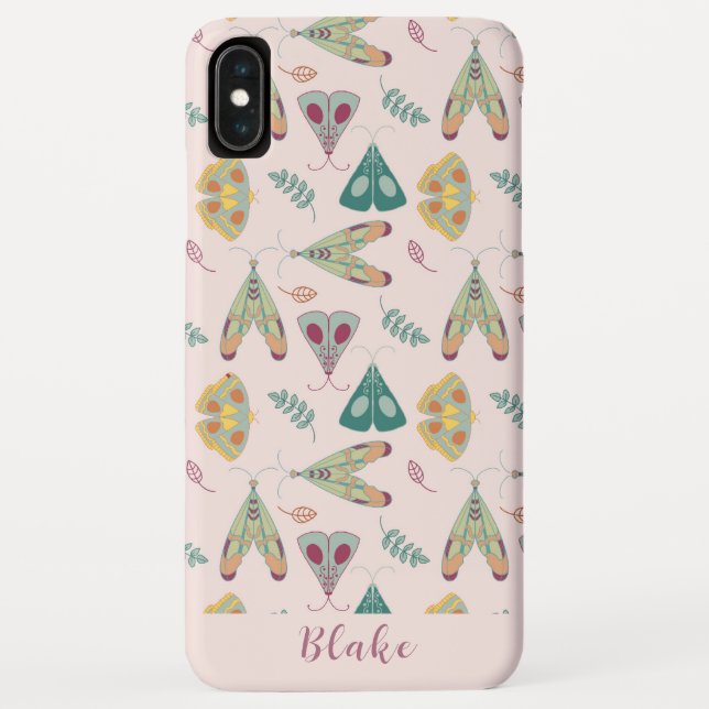 Capa Para iPhone, Case-Mate Nature Pattern Moths (Verso)