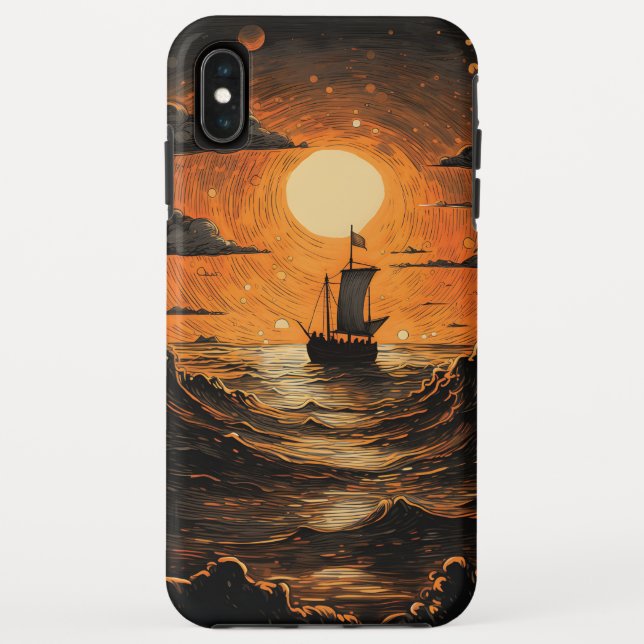 Capa Para iPhone, Case-Mate Navegação à noite (Verso)