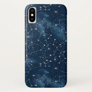 Capa Para iPhone Da Case-Mate Nebulosa de Estrelas Cósmicas Brancas Teal Mística