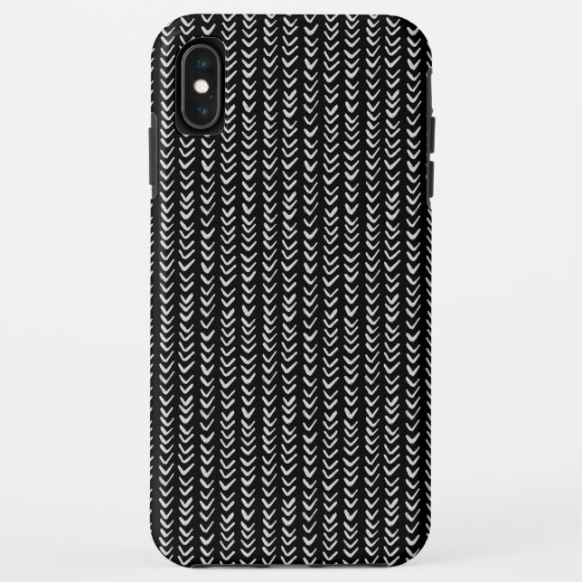 Capa Para iPhone, Case-Mate Negra e Branca, Arenque Desenhado (Verso)