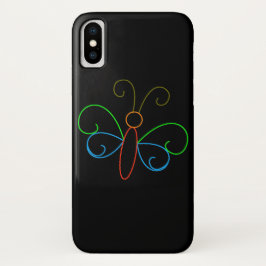 Capa Para iPhone Da Case-Mate Neon Butterfly