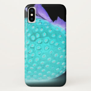 Capa Para iPhone Da Case-Mate Néon de morango azul