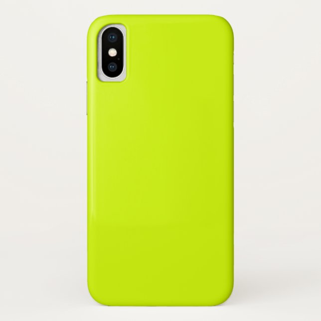 Capa Para iPhone, Case-Mate Neon Yellow, Alta Visibilidade Chartreuse (Verso)