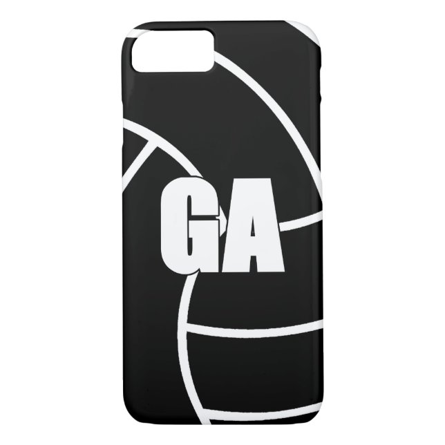 Capa Para iPhone, Case-Mate Netball Position GA, Gol Ataque (Verso)