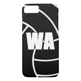 Capa iPhone 8/ 7 Netball Position WA, Ataque Wing