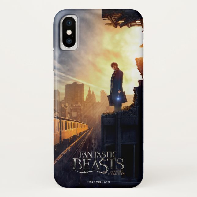 Capa Para iPhone, Case-Mate NEWT SCAMANDER™ no edifício destruído (Verso)