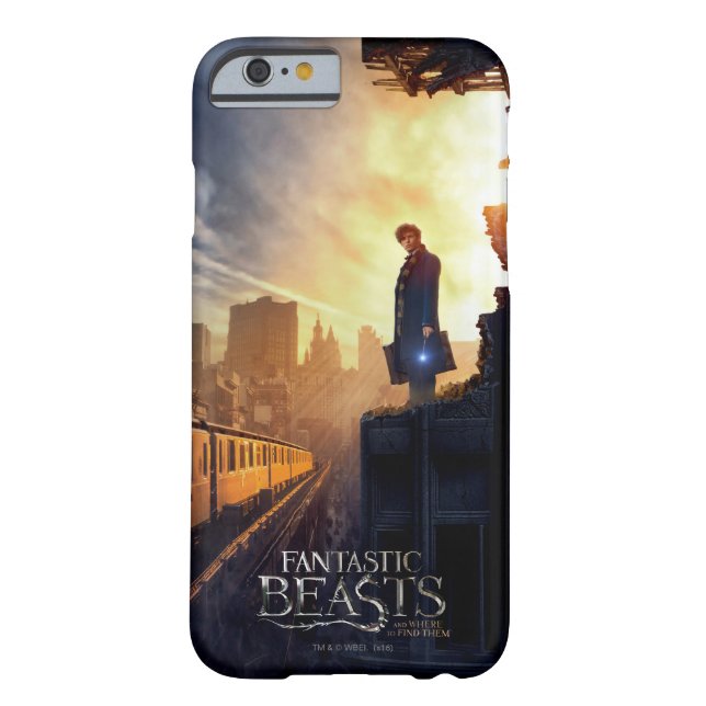 Capa Para iPhone, Case-Mate NEWT SCAMANDER™ no edifício destruído (Verso)