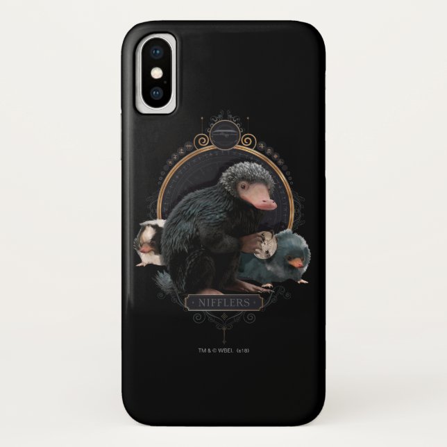 Capa Para iPhone, Case-Mate NIFFLER™ s Art Nouveau Retrato (Verso)