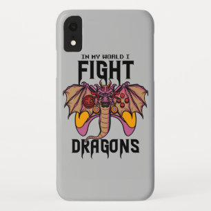 Capa Para iPhone Da Case-Mate No Meu Mundo Eu Luto Com Dragões