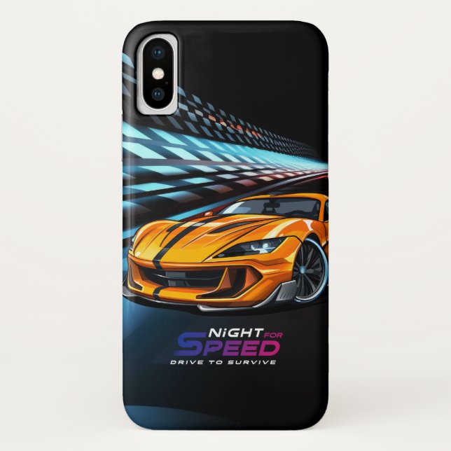 Capa Para iPhone, Case-Mate Noite para Velocidade | (Verso)