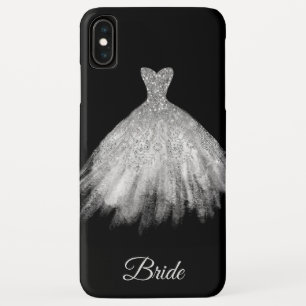 Capa Para iPhone Da Case-Mate Noiva branca do brilho do vestido nupcial do *~*