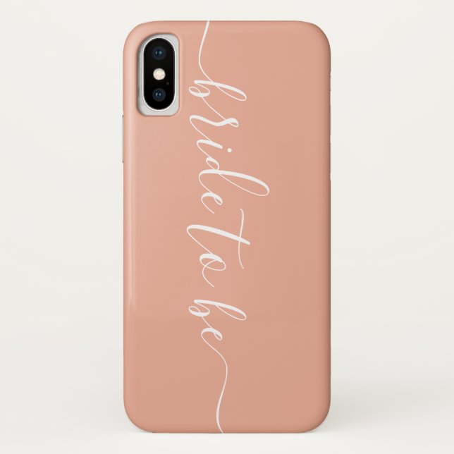 Capa Para iPhone, Case-Mate Noiva para ser Elegante cor-de-rosa com caligrafia (Verso)