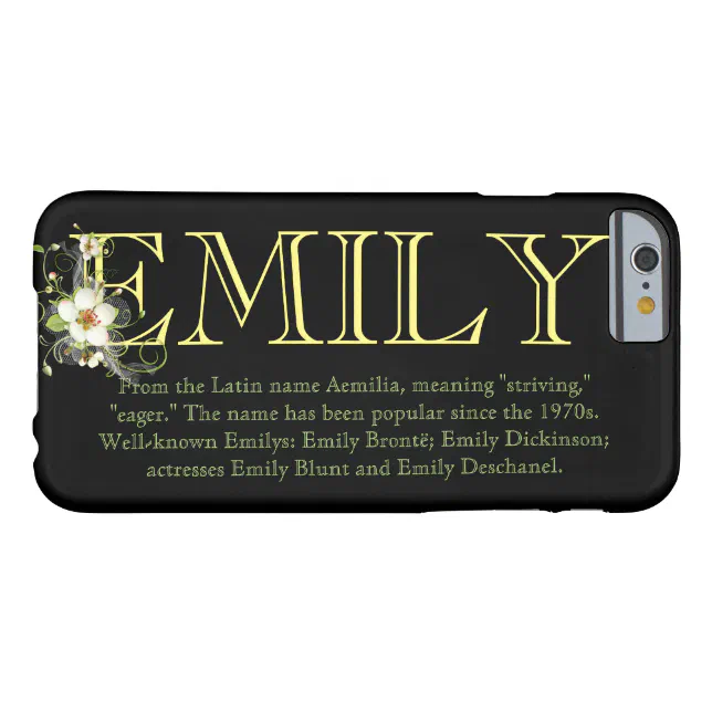 Capa Para iPhone, Case-Mate Nome da EMILY/Significado IPHONE 6 CASO