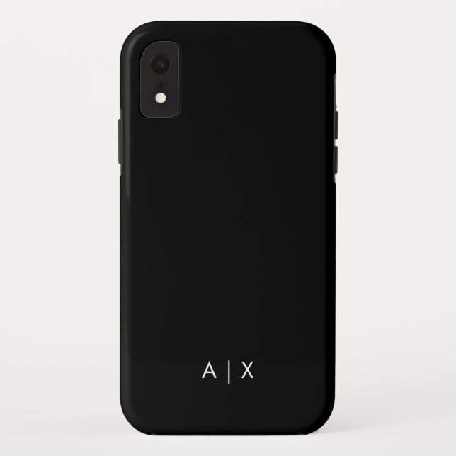 Capa Para iPhone, Case-Mate Nome do Casal simples monograma (Verso)