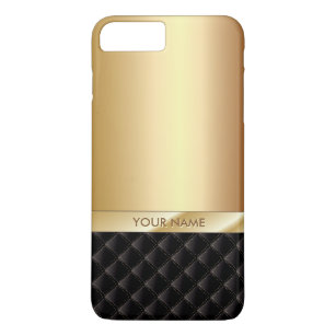 Capa iPhone 8 Plus/7 Plus Nome feito sob encomenda Dourado luxuoso real