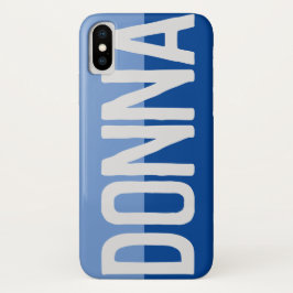 Capa Para iPhone Da Case-Mate Nome inicial de adição Donna com Flores
