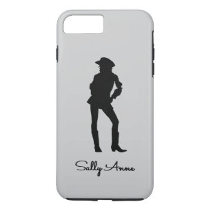 Capa iPhone 8 Plus/7 Plus Nome Personalizado Cowgirl