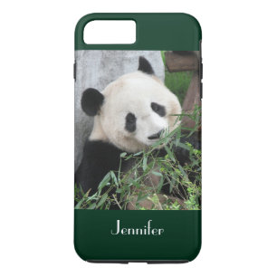 Capa iPhone 8 Plus/7 Plus Nome personalizado da panda gigante guarnição
