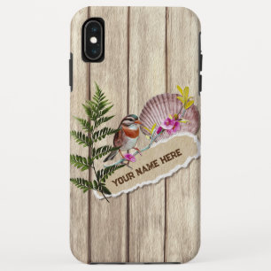 Capa Para iPhone Da Case-Mate Nome Personalizado da Pintura de Óleo de Madeira T