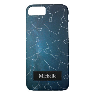 Capa Para iPhone Da Case-Mate Nome Personalizado de Constelações de Estrela Cósm