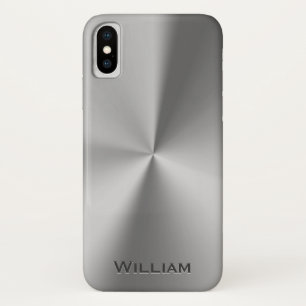 Capa Para iPhone Da Case-Mate Nome personalizado metal escovado