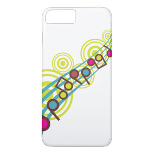 Capa iPhone 8 Plus/7 Plus Notas de Música