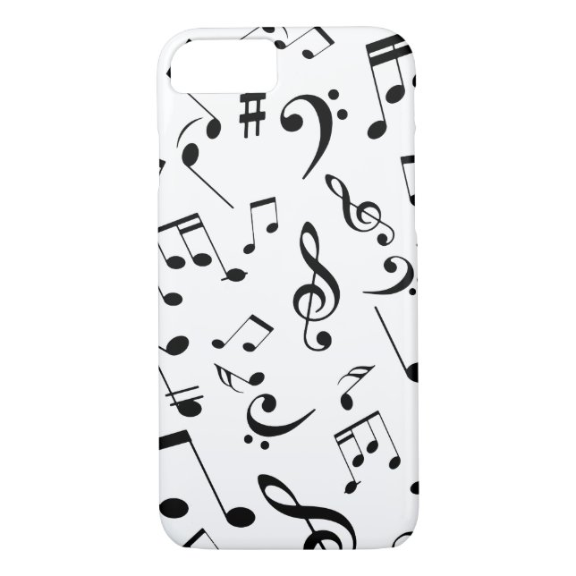 Capa Para iPhone, Case-Mate Notas Musicais 3 (Verso)