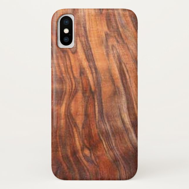 Capa Para iPhone, Case-Mate Noz (Grãos de Madeira) (Verso)